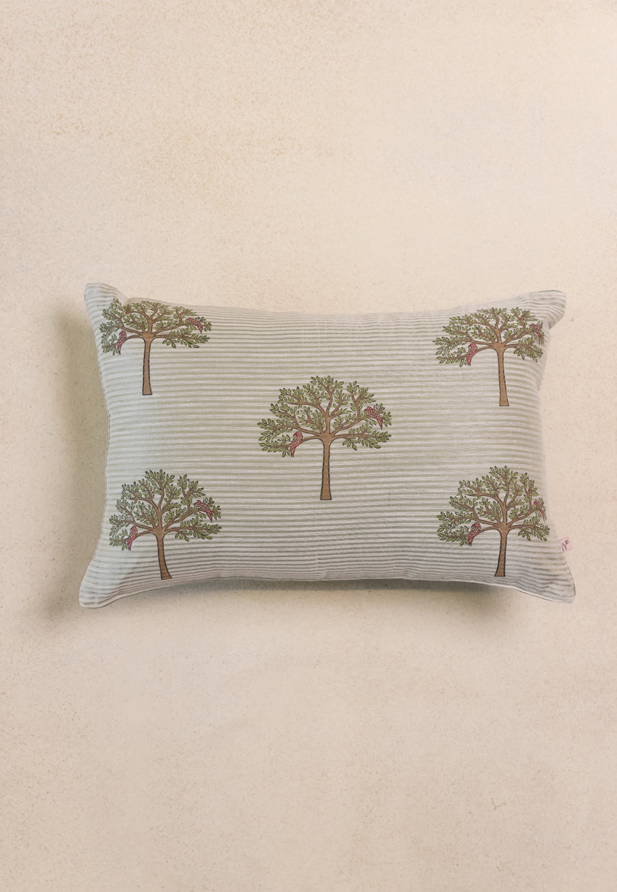 Block Tree Top Sheer Cushions – AmberStitch