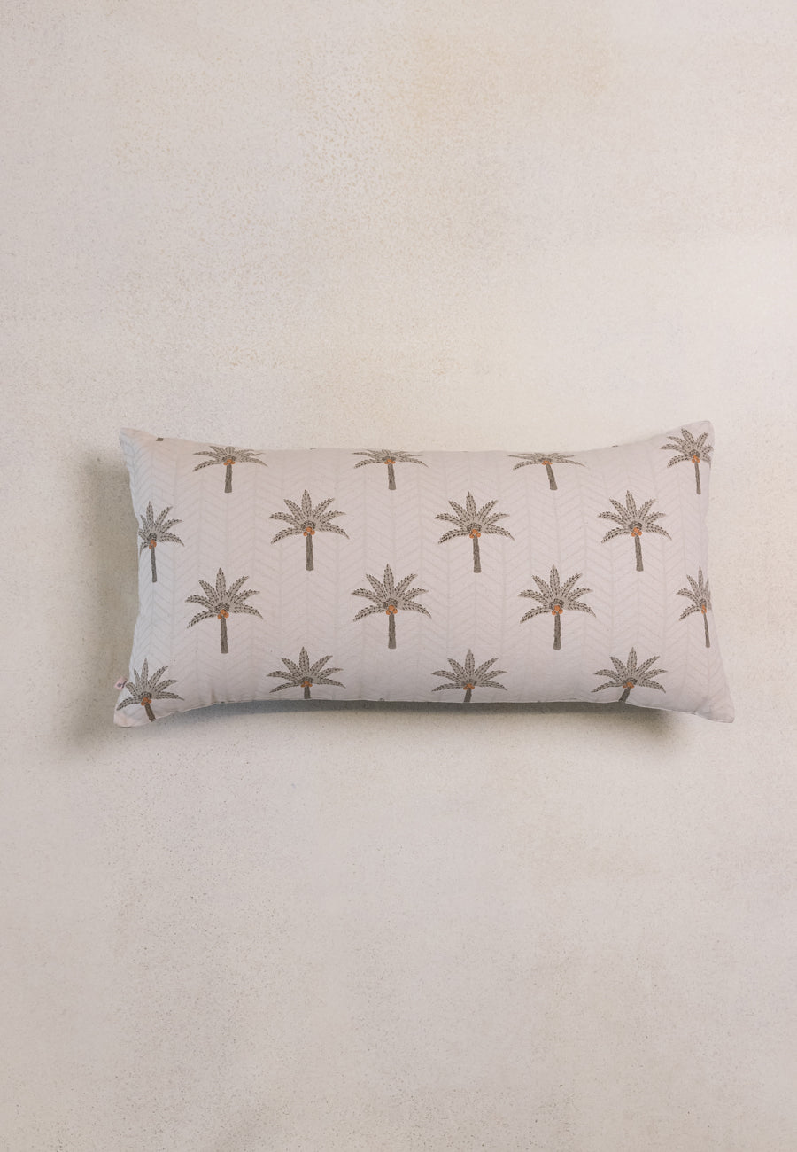 The Calm Palm Cushions in Grey