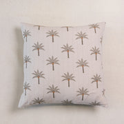 The Calm Palm Cushions in Grey