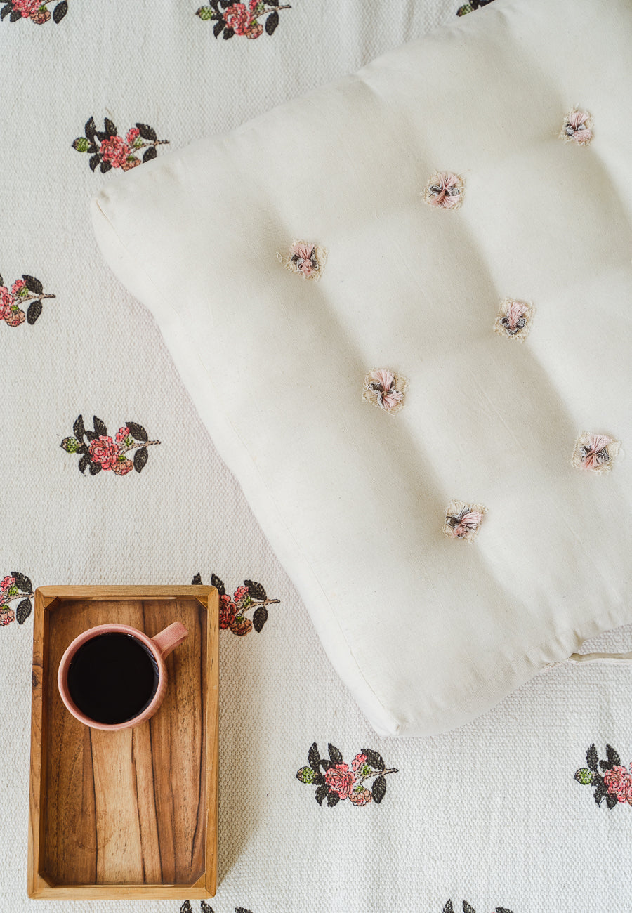 Square Serenade Floor Cushion Cover