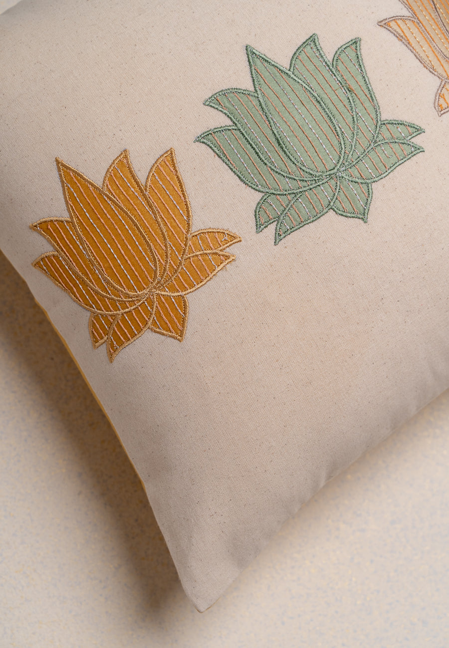 Lotus Love Trio  Cushion Cover