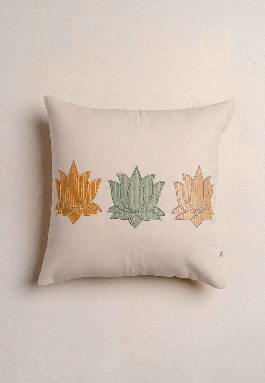 Lotus Love Trio  Cushion Cover