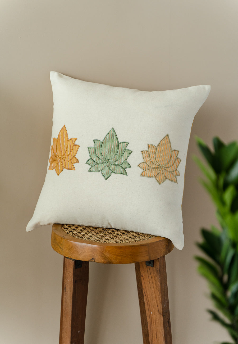 Lotus Love Trio  Cushion Cover