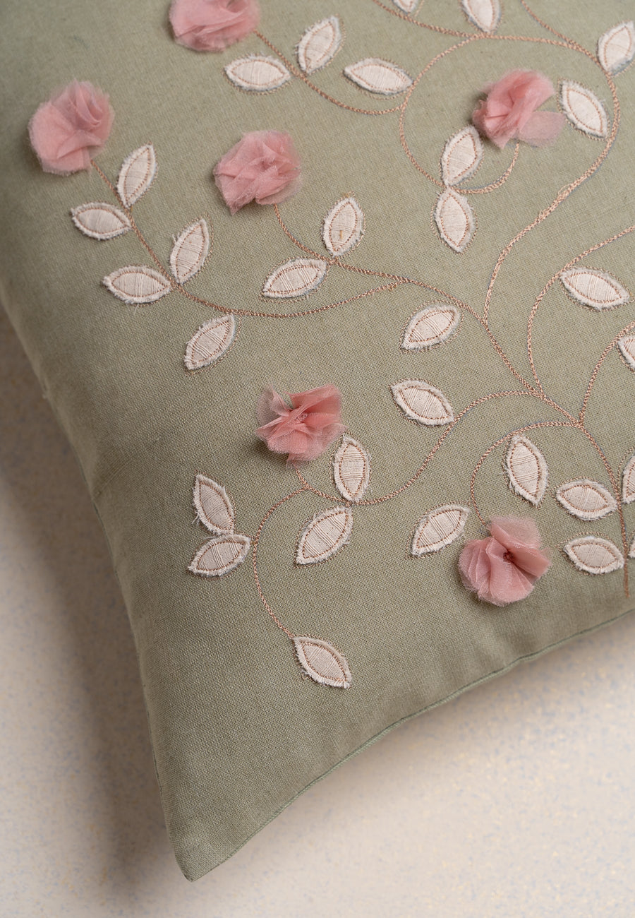 A Run of Roses Cushion Cover