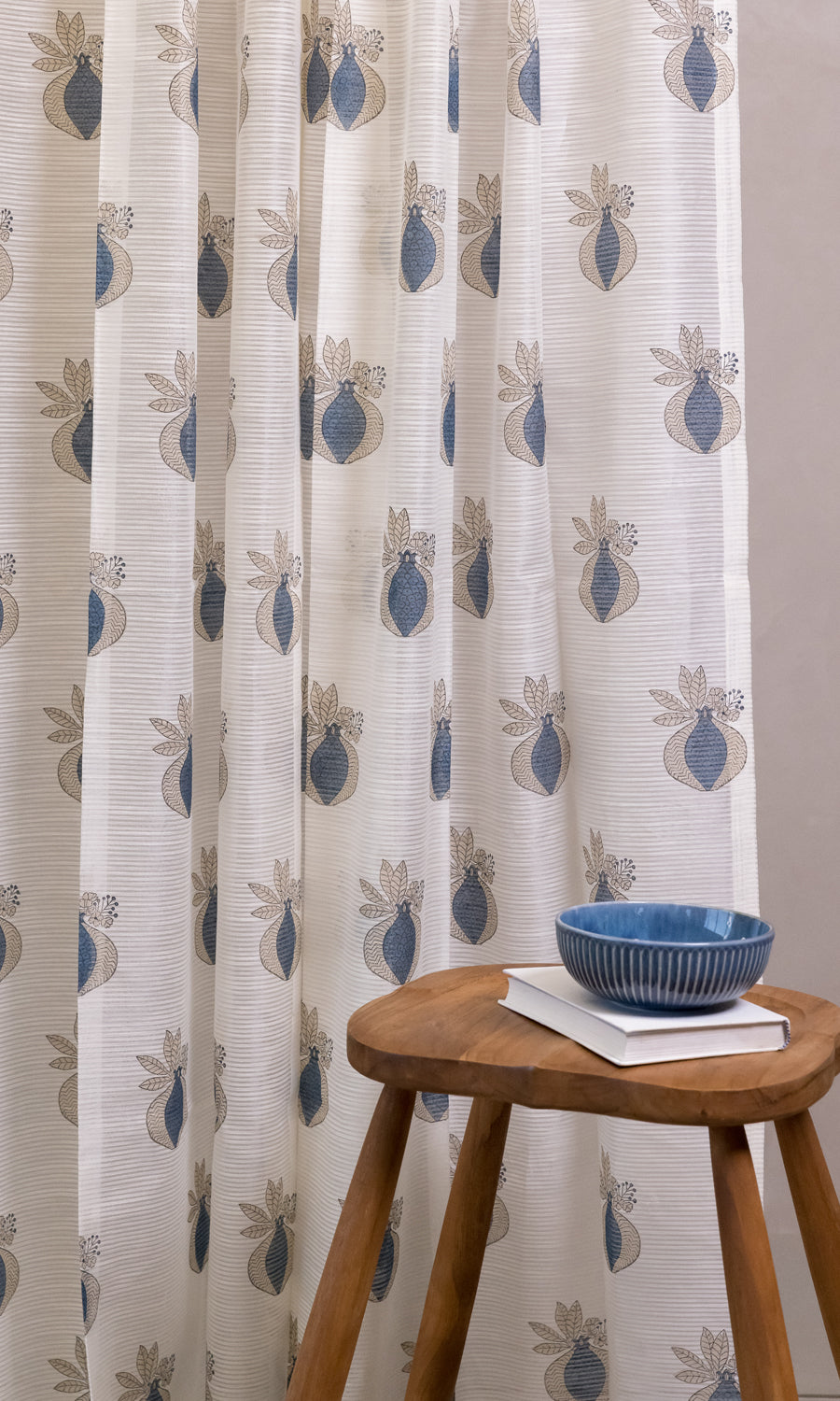 Block Pretty Pom Curtains