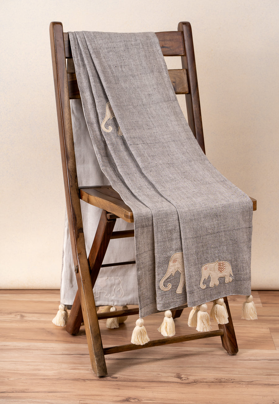 The Mighty Ellie in Grey Throw