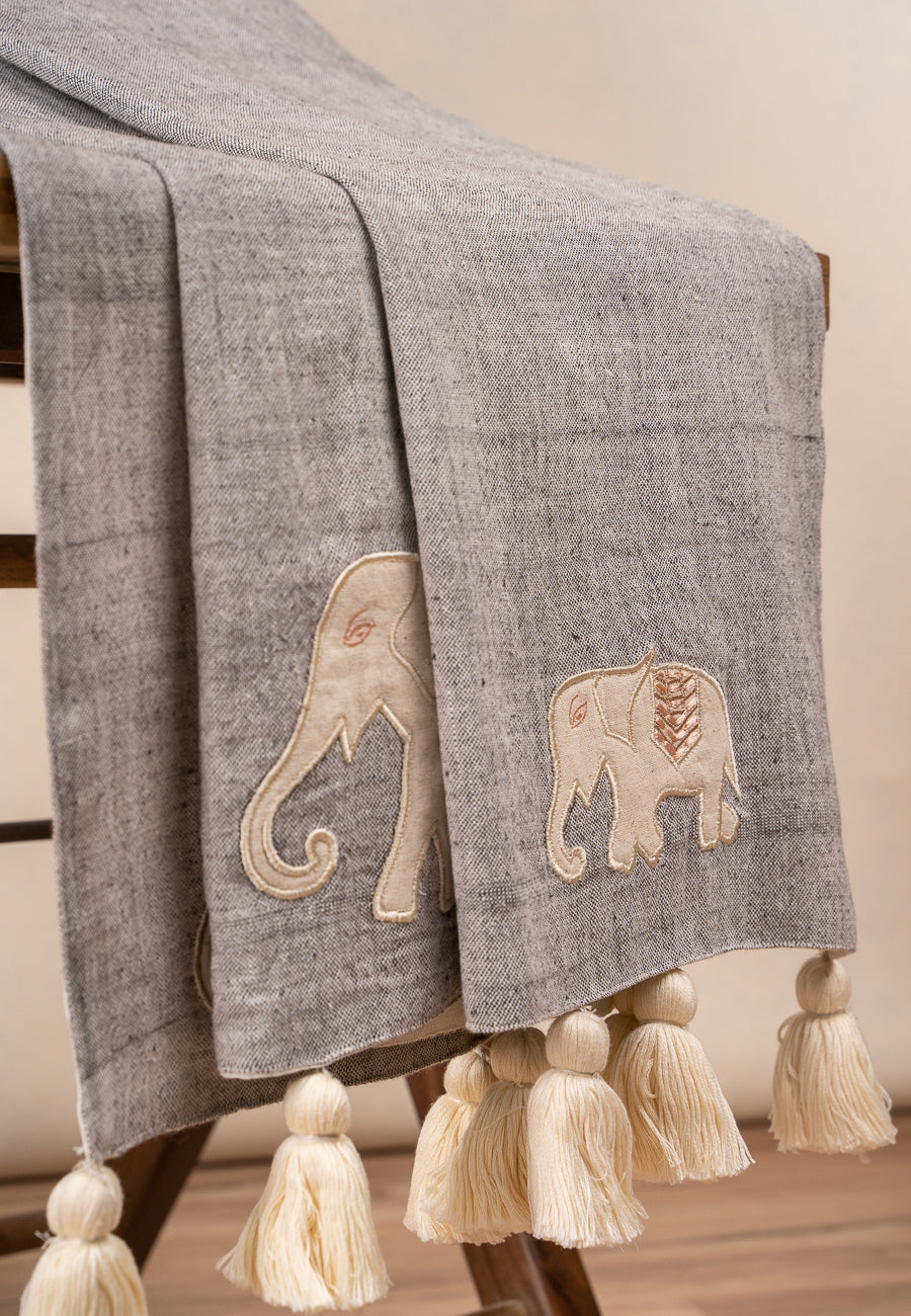 The Mighty Ellie in Grey Throw