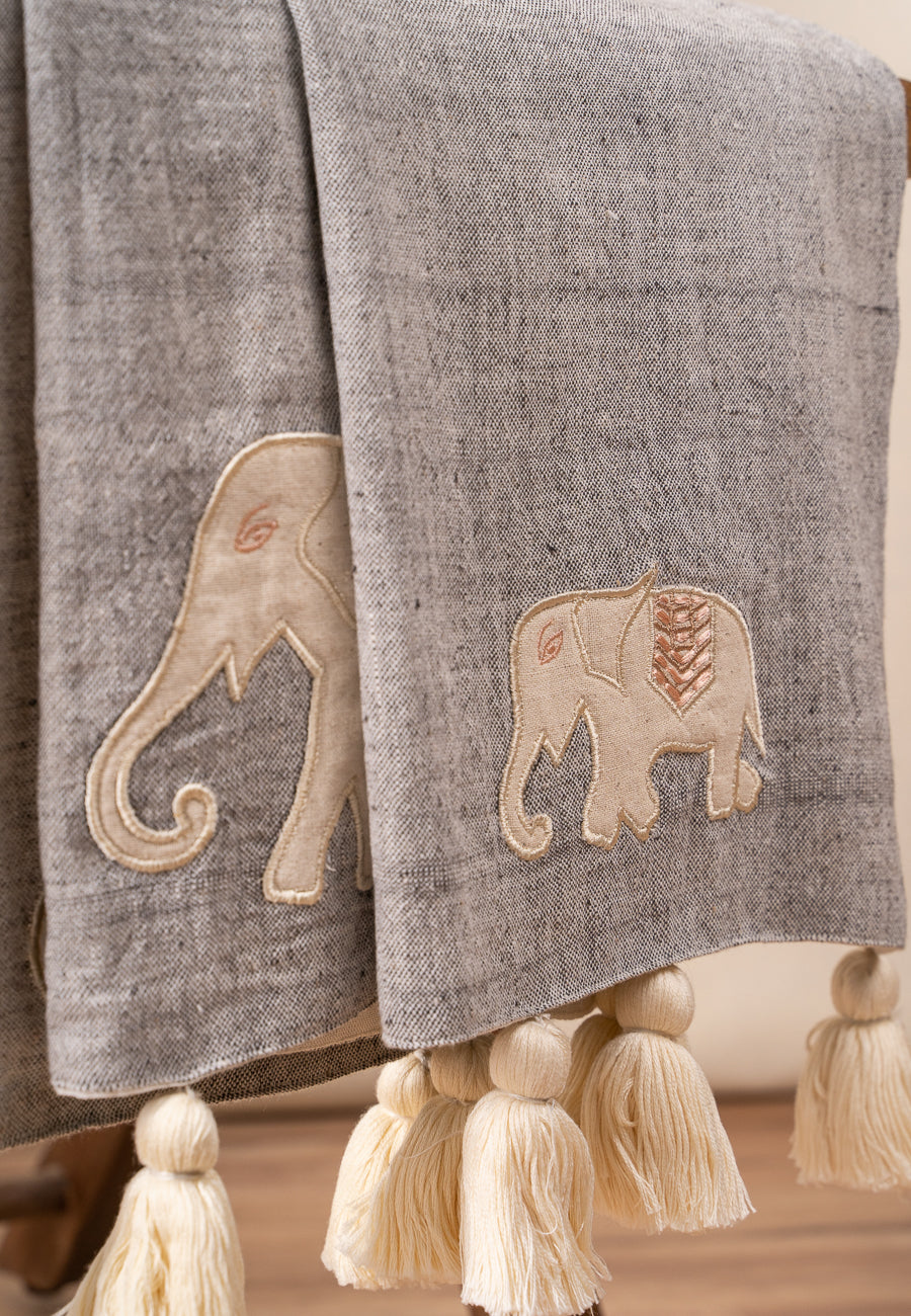 The Mighty Ellie in Grey Throw