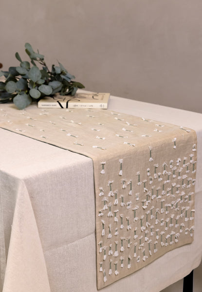 Be Tassled Table Runner