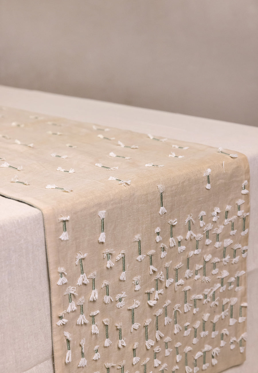 Be Tassled Table Runner