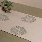 The Green Dhaliya Table Runner