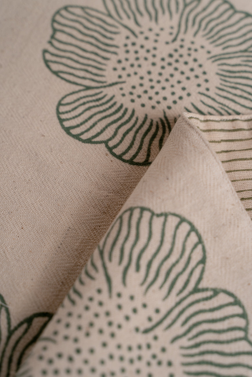 The Green Dhaliya Table Runner