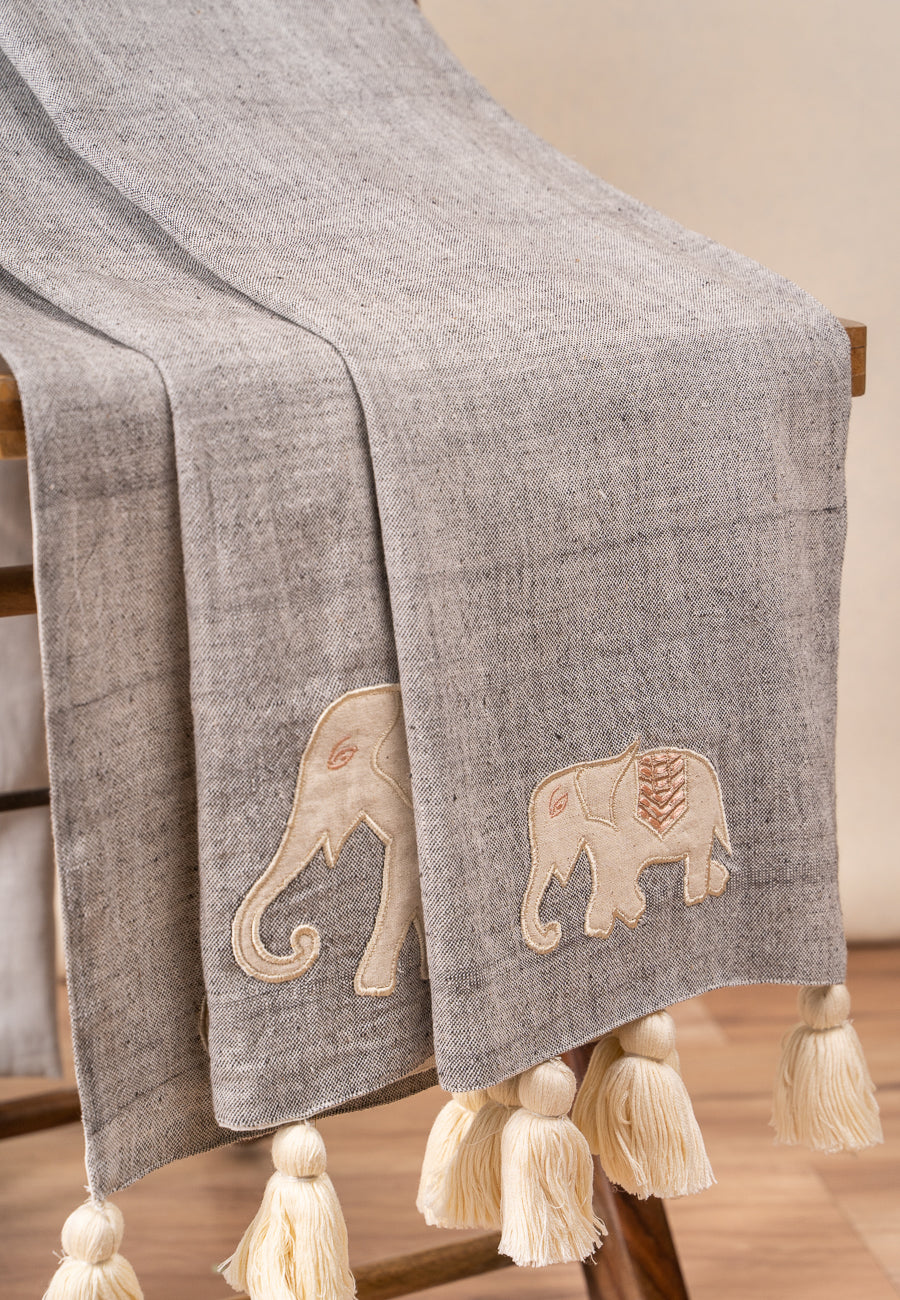 The Mighty Ellie in Grey Throw