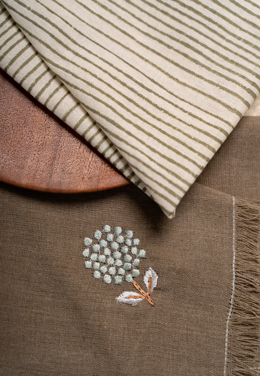 A Dandy Life Napkin in Green