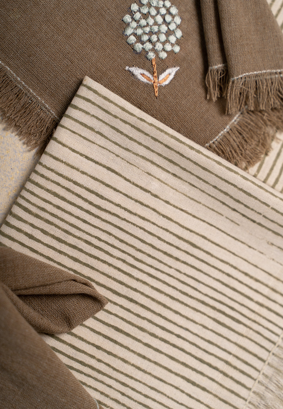 A Dandy Life Napkin in Green