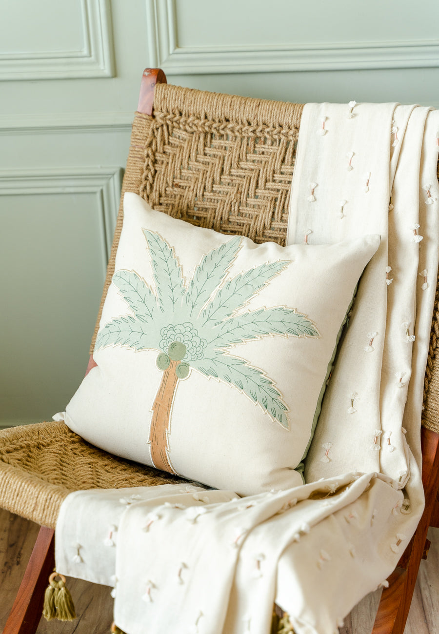 The Calm Palm Cushion