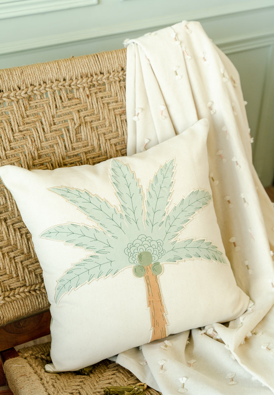 The Calm Palm Cushion