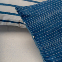 Tropical striped cushion cover