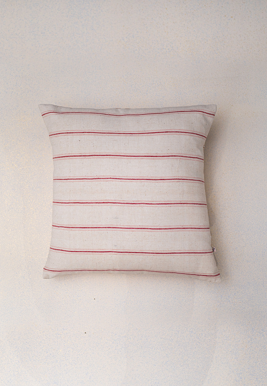 Cleo Stripes cushion(red)