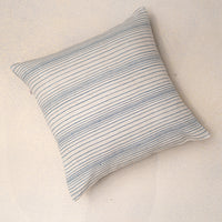 Kantha  Handwoven White Cushion