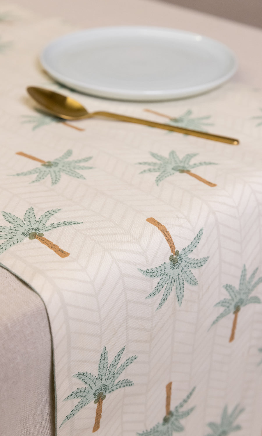The Calm Palm Table Runner
